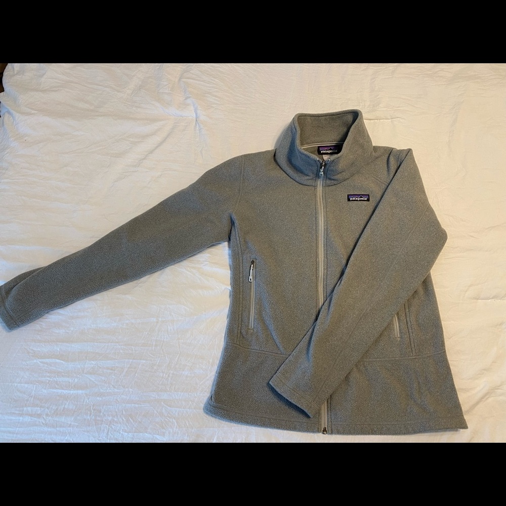 Patagonia grey zip up M